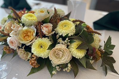 お祝いに花束を